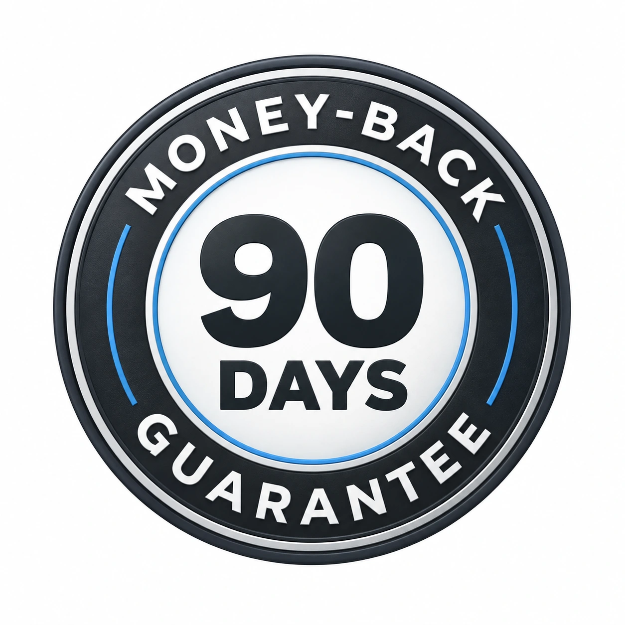 Titan Transform 90-day money-back guarantee badge